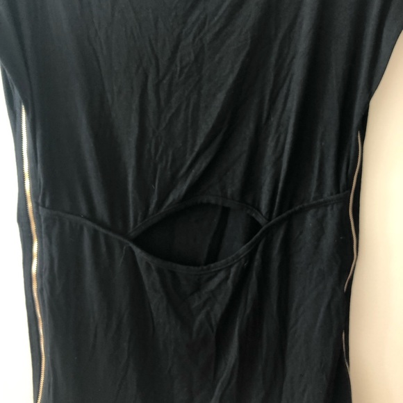 Bebe black zipper top size xs - Picture 4 of 6